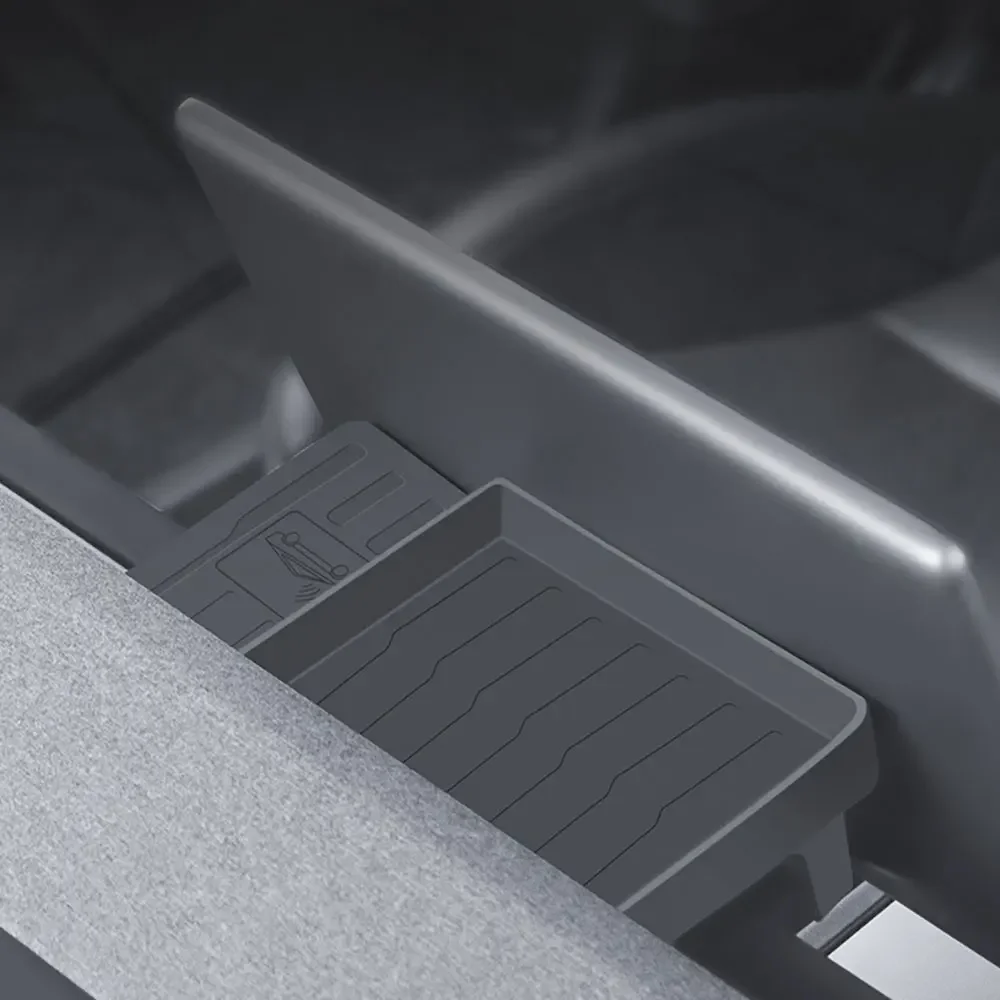 For Tesla New Model 3 Highland 2024-2026 Storage Box Center Console Behind Screen Hidden Tray