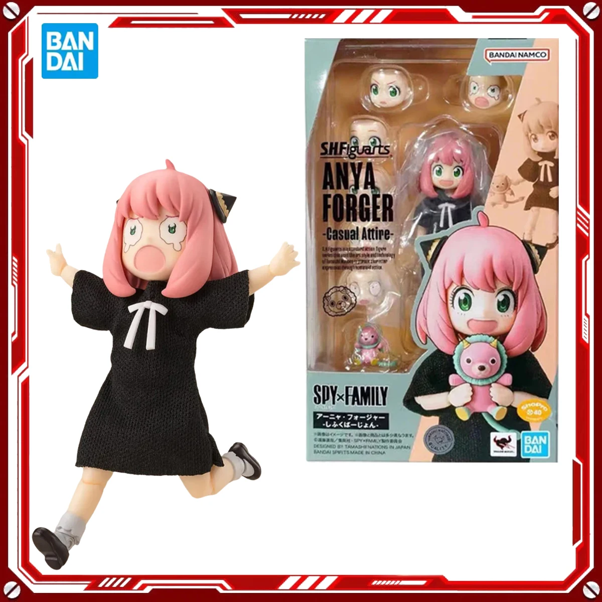 

Bandai Genuine SPY×FAMILY Anime Model Kits Anya Forger Casual Toy SHF Action Figure Assembly Model Gift School Christmas Present