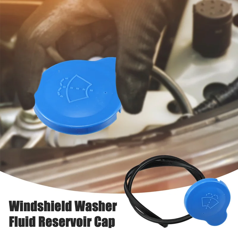 Windshield Washer Fluid Reservoir Bottle Cap Cover for Nissan Qashqai with Ruler