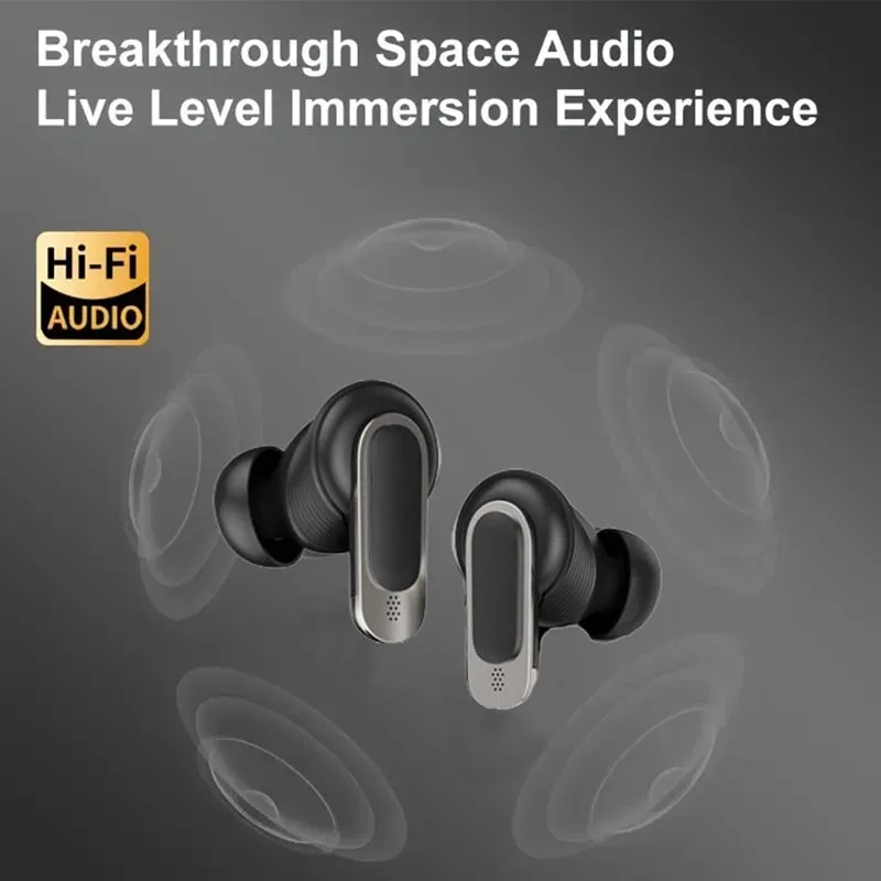 ANC+ENC Super Bass Earphones Neck Band Wireless Earphones Headphones Gaming in-ear Headphones With Touch Screen SE60 view 3