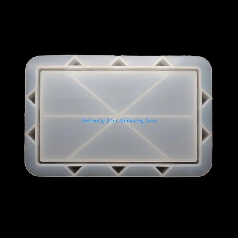 573B Rectangular Shaker Clutch Bag Silicone Mold Accessories Cast Metal Bag Frame with High-Quality Alloy Creat Your Unique