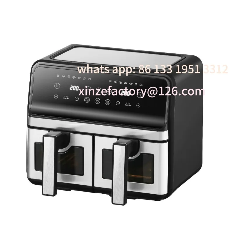 مقلاة كهربائية منزلية وعاء مزدوج مقلاة هوائية متعددة الوظائف بصرية ذات سعة كبيرة فرن ذكي #5