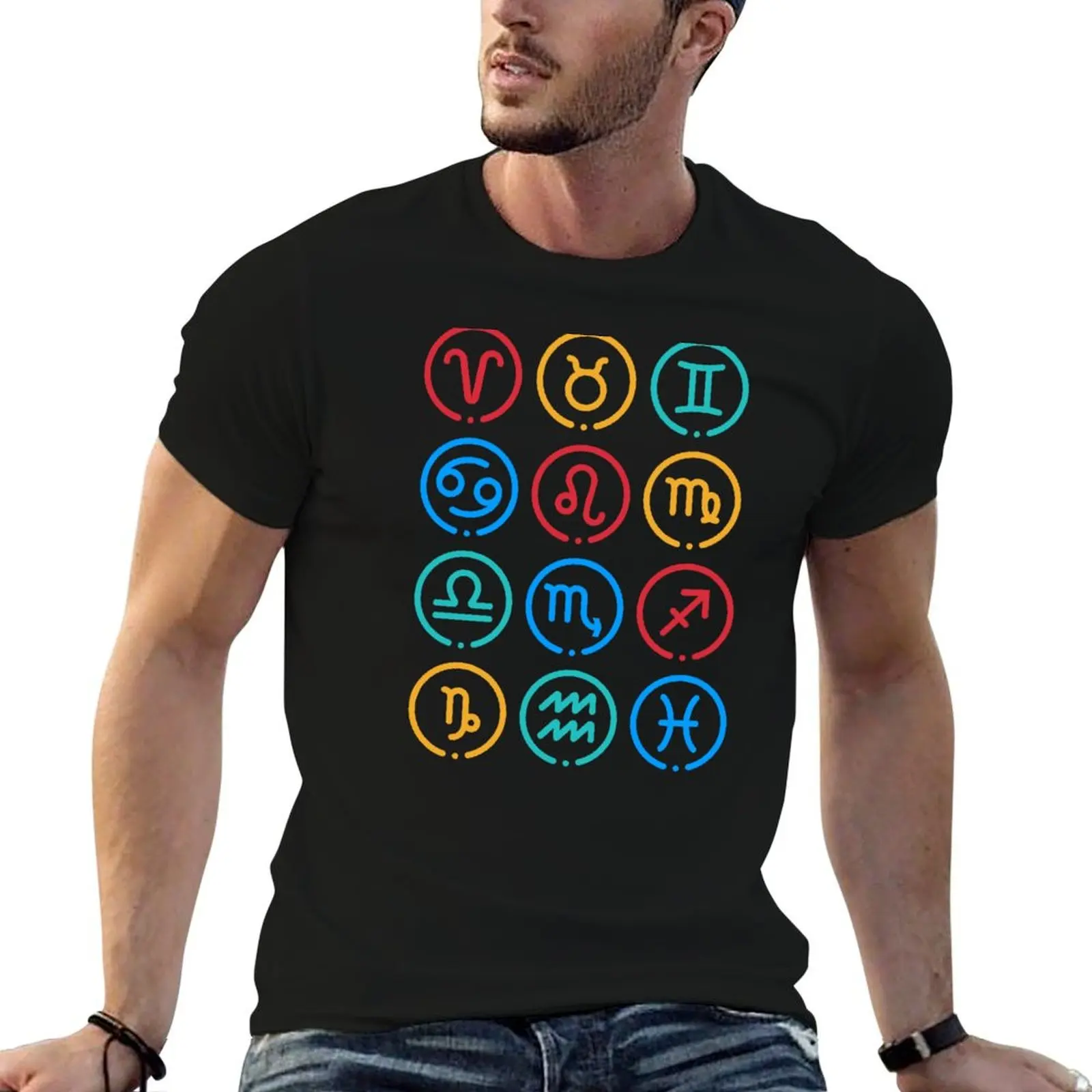 

All of zodiac sign horoscope T-Shirt anime tshirt korean fashion t shirt men