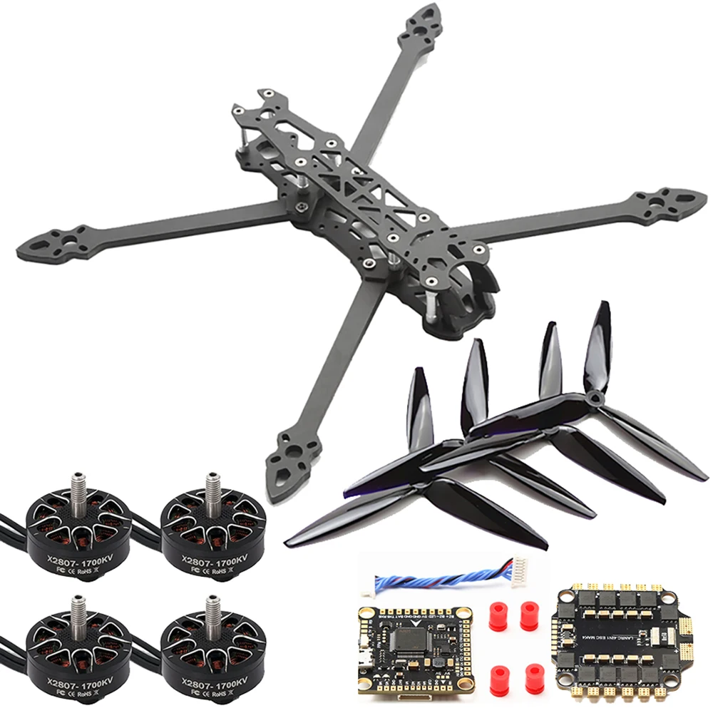 MARK4 7inch 295mm Carbon Fiber Frame 5mm Arm X2807 1300KV Brushless Motor 7inch propeller For FPV 7