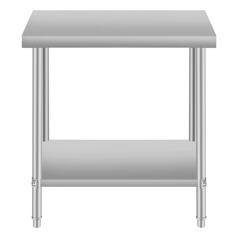 

24''*18'' Commercial Work Table for Restaurant and Home Stainless Steel Kitchen Prep Table with Under Shelf