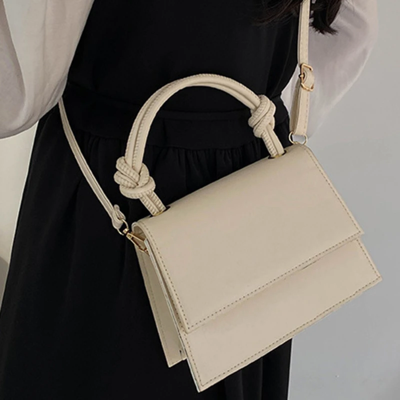 Borse a tracolla da donna borsa per la spesa di moda borsa a tracolla da donna Casual retrò borse a tracolla da donna in tinta unita per donna