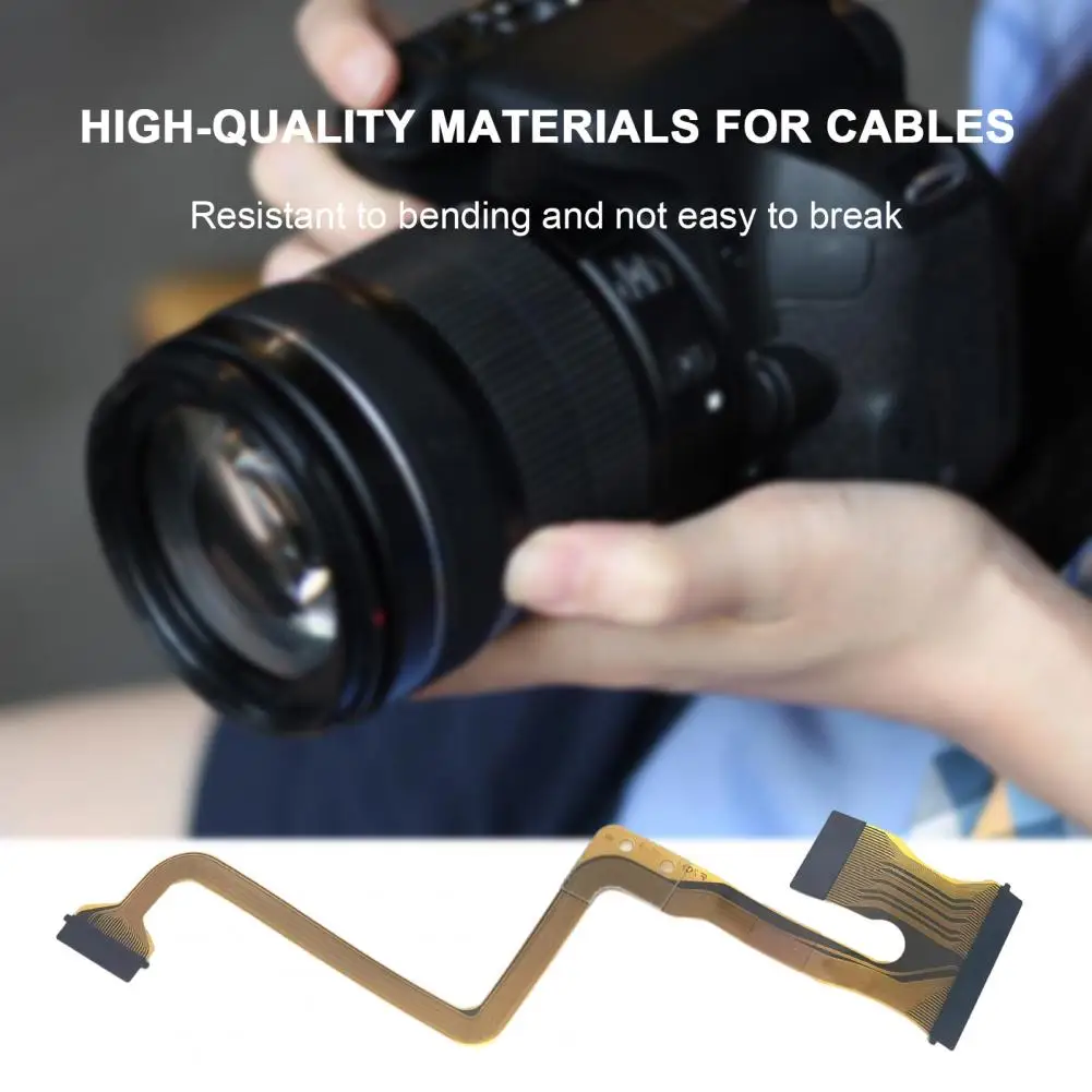 Cable Resistant to Bending Durable Reliable Repair Parts for Jvc Gz-ms120 Ms130 Ms123 Hm200 Cameras Lcd Screen Ribbon Flex Cable