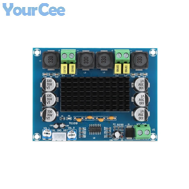 TPA3116D2 Модуль платы цифрового усилителя мощности звука класса D XH-M562 50 Вт + 50 Вт Стерео M542 100 Вт M543 120 Вт + 120 Вт XY-502 50 Вт + 50 Вт