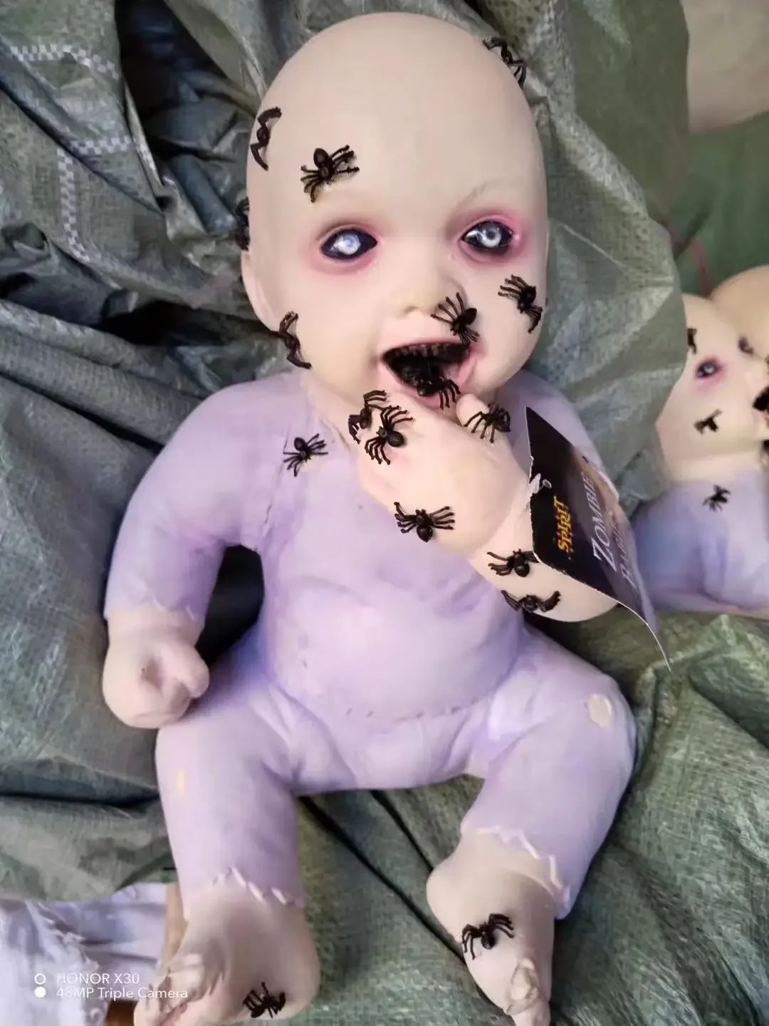 Zombie babies figure model toys Baby Zombie Scary Ghost Babies Doll Haunted Halloween Decor Props Supplies