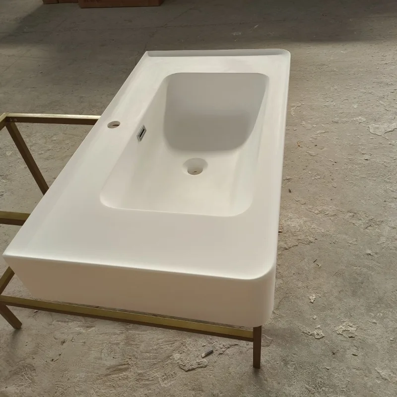 Simple integrated bathroom cabinet wall washbasin single basin toilet washbasin