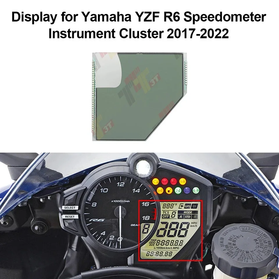 

Дисплей для Yamaha YZF R6, спидометр, приборная панель 2017-2022 гг.