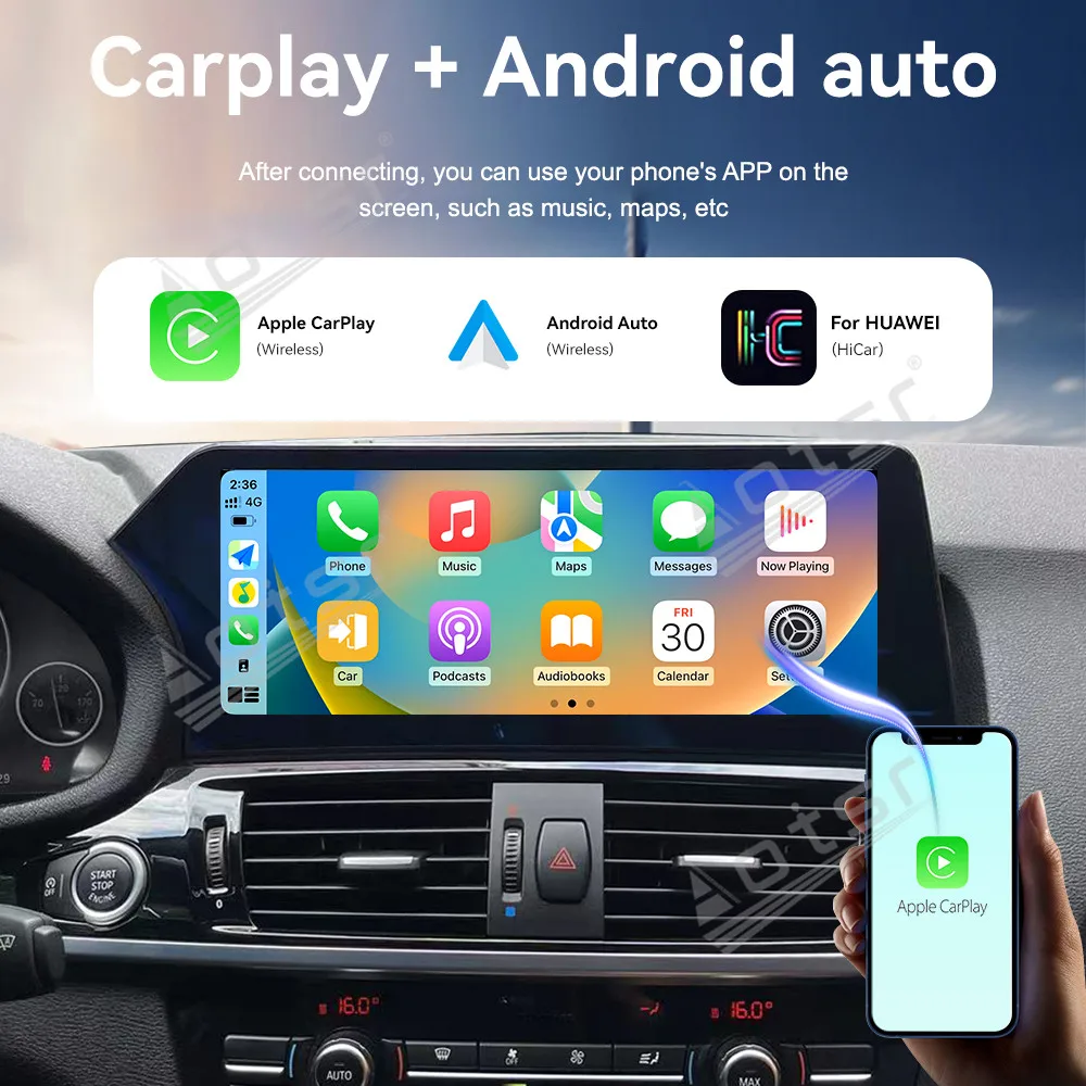 Carplay شاشة تعمل باللمس لسيارات BMW X3 X4 F25 F26 2011 ~ 2017 أندرويد 13 السيارات الوسائط المتعددة راديو السيارة لتحديد المواقع والملاحة الصوت وحدة رأس ستيريو