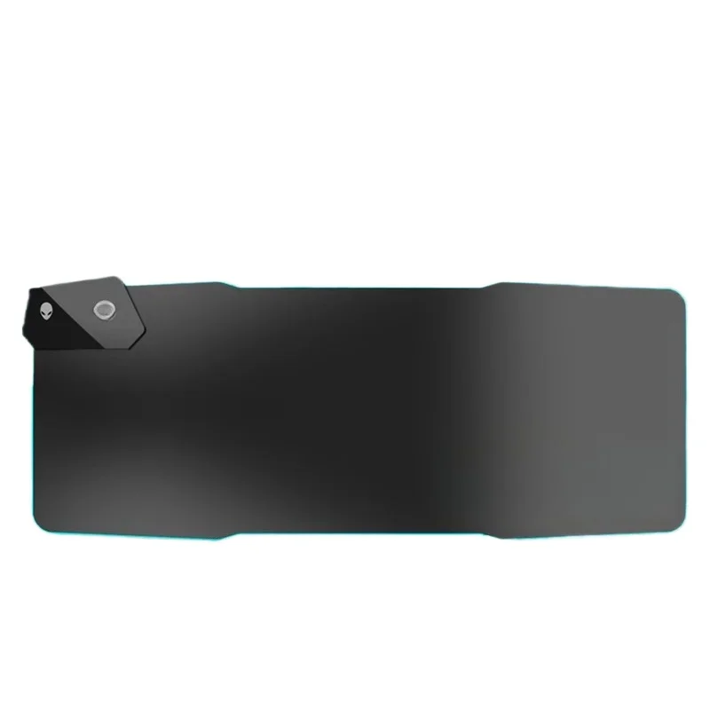 Wireless charging luminous mouse pad, oversized RGB e-sports game wrist guard table mat