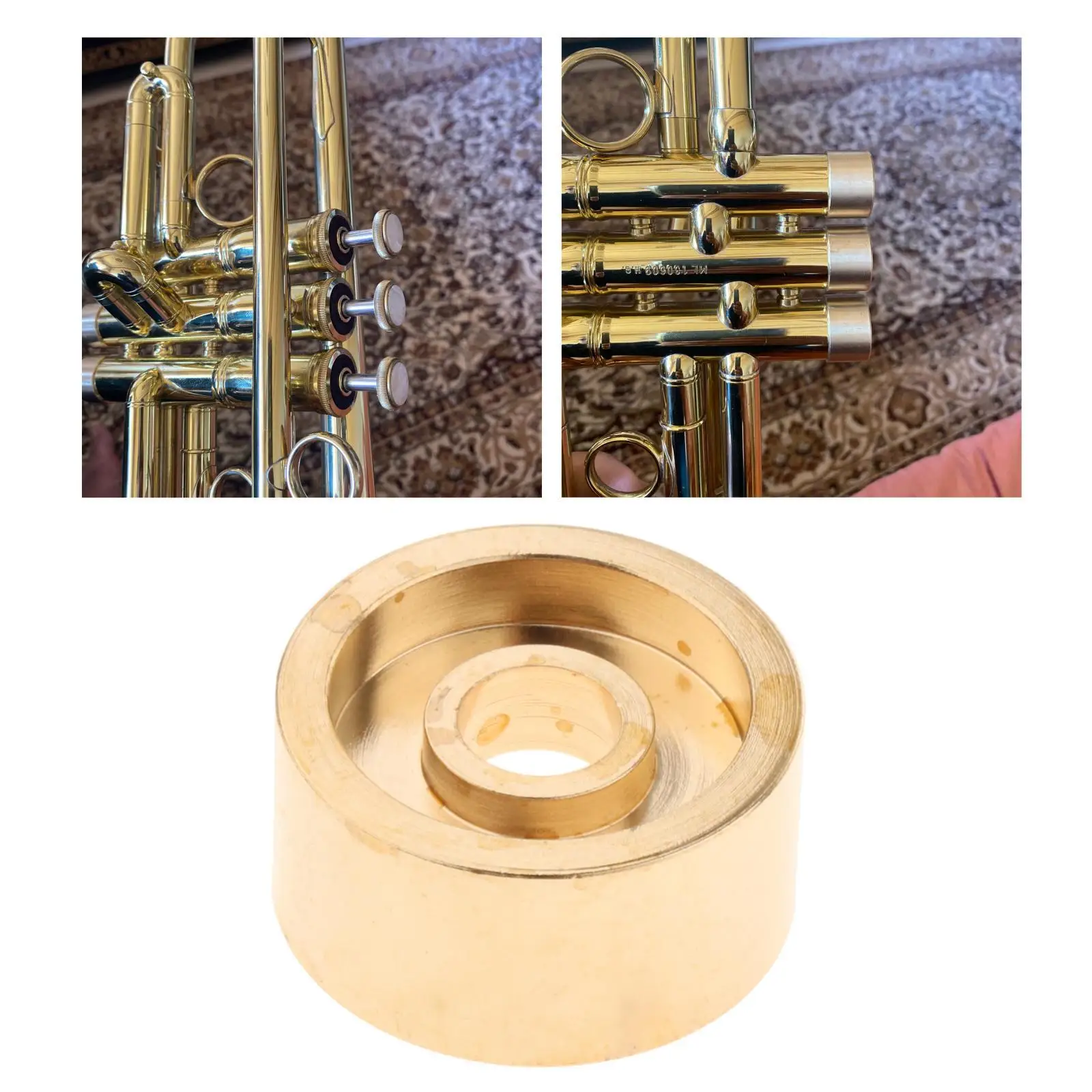 Trumpets Valve Cap Trumpet Module Repair Part Sound Brass for Spare Replace Valve Cap Screw Trumpets Valve Replacement Parts