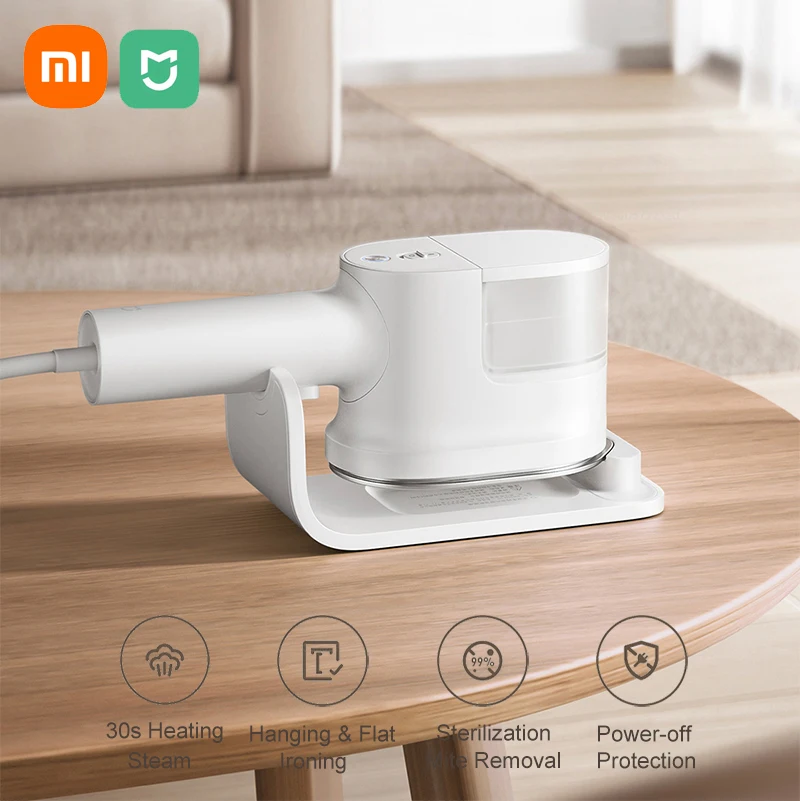 

Xiaomi Mijia Handheld Garment Steamer Home Appliance Portable Mini Hanging Ironing Flat Ironing Mite Removal Clothes Generator