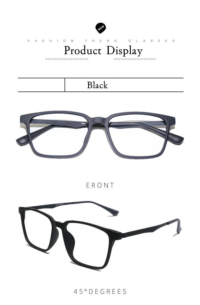 Hohe Qualität Reinem Titan Männer Anti Blau Licht Presbyopie Brillen Lesebrille mit Dioptrien 100 150 200 250 300 350 400 – Detail 8