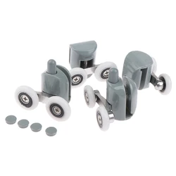 1set 20mm/23mm/25mm/27mm Zinc alloy double shower door roller wheel runner/pulleys/rollers/wheels bearing