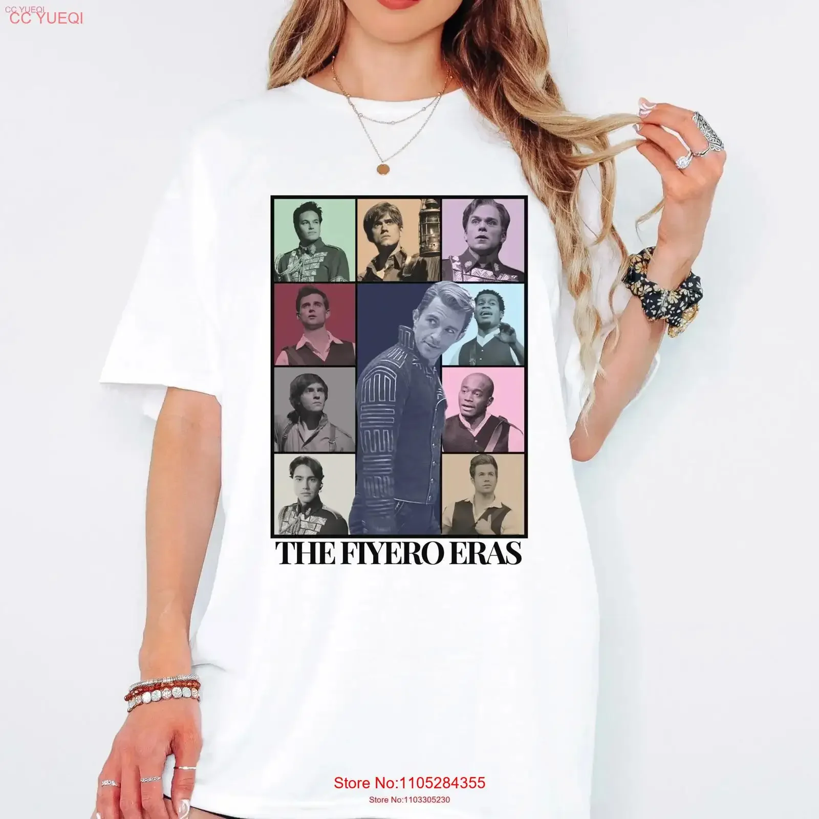 Fiyero Eras T Shirt Jonathan Bailey Wicked Musical Theater Lover Aaron Tveit Dancing Through Life Broadway vintage Washed