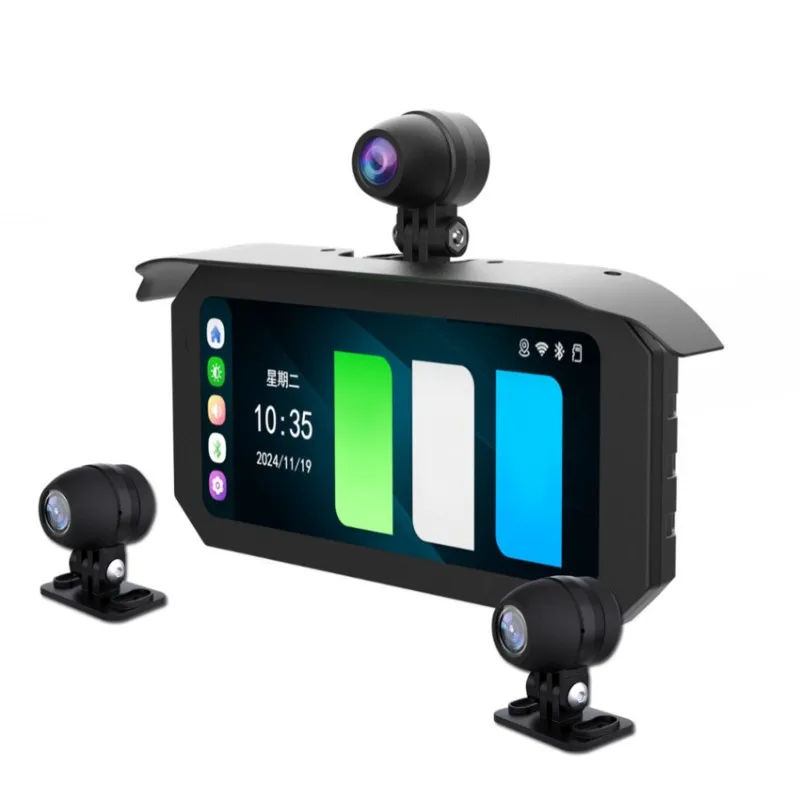 CABE-6.25-Inch Portable Wireless Carplay For Motorcycle Riding