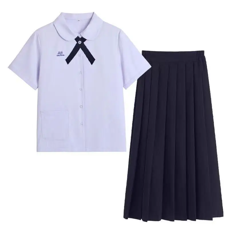 Thai Campus Style Shirt Set College JK Uniform Junior High School Dress Suit School Uniform Graduation Set Performance Costume