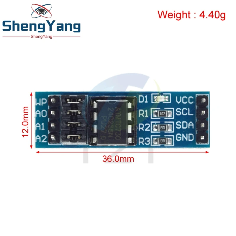 TZT AT24C256 24C256 I2C Interface EEPROM Memory Module For Arduino image 2