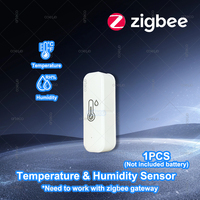 Zigbee Smart Temperature And Humidity Sensor Real-Time App Remote Monitor Smart Automation for Alexa Google Home Assistant Z2M