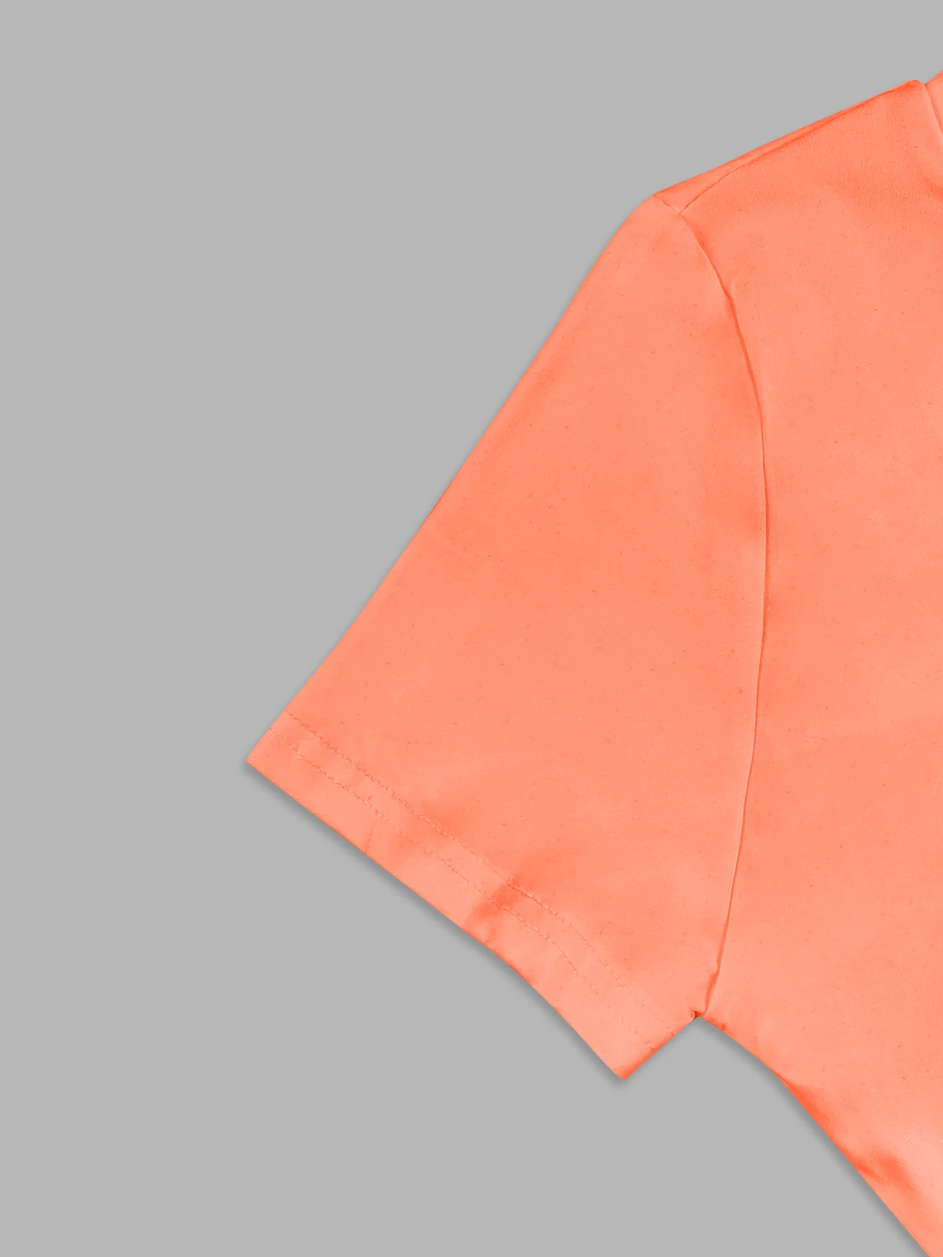 Modisches Damen-T-Shirt-Set in Unifarben mit Kurzen Ärmeln, 3-teilig – Detail 4
