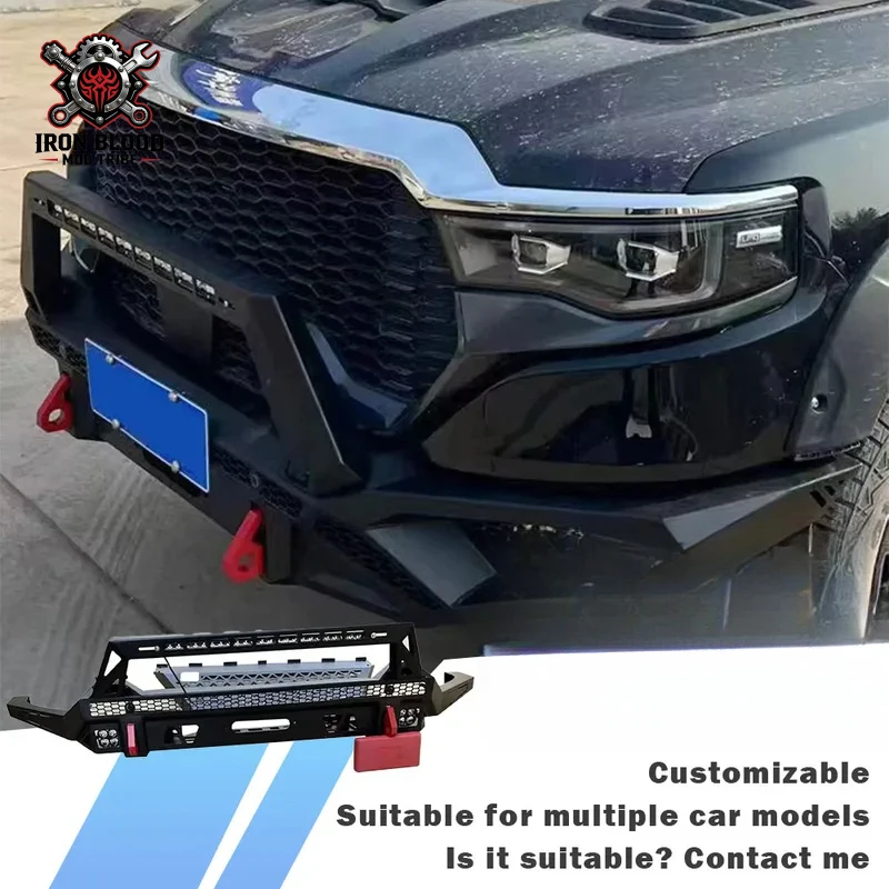Suitable for Bumpers Pickup Truck Ranger Front Bumper Foton Mars 9 Tunland V9 Car Upgrade and Modification Pickups