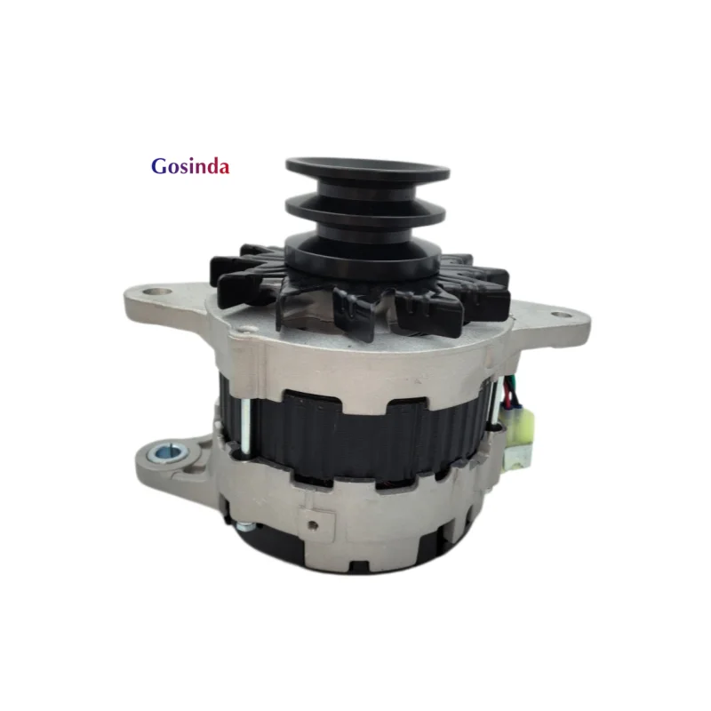 24V 60A 12PK High Efficiency Alternator Generator Assembly 27040-2191 for J08E Engine SK200-8 SK250-8 Excavator Spare Parts