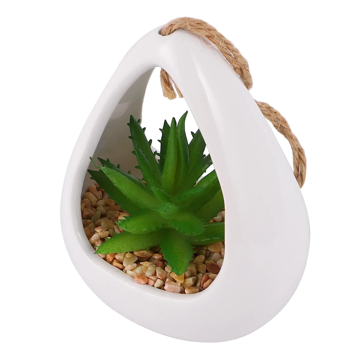 

Small Ceramic Mini Hanging Flower Pot Succulent Holder Practical Plant Potted Holder for Home Garden Decoration