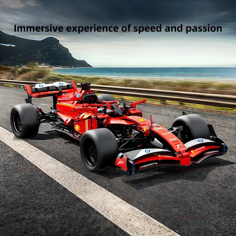 NEW Technical Super 1:10 Sports Car Formula Racing Building Blocks City Speed Famous Vehicle Bricks MOC Assemble Toys Kids Gifts