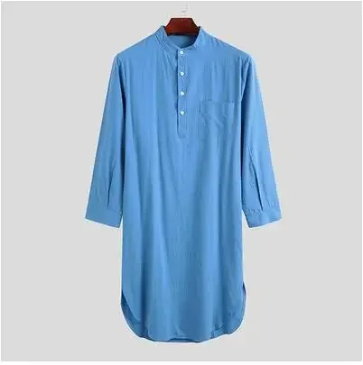 Arab Men's Robe National Style Large Size Garment Indian Long Shirt Spring Blouse