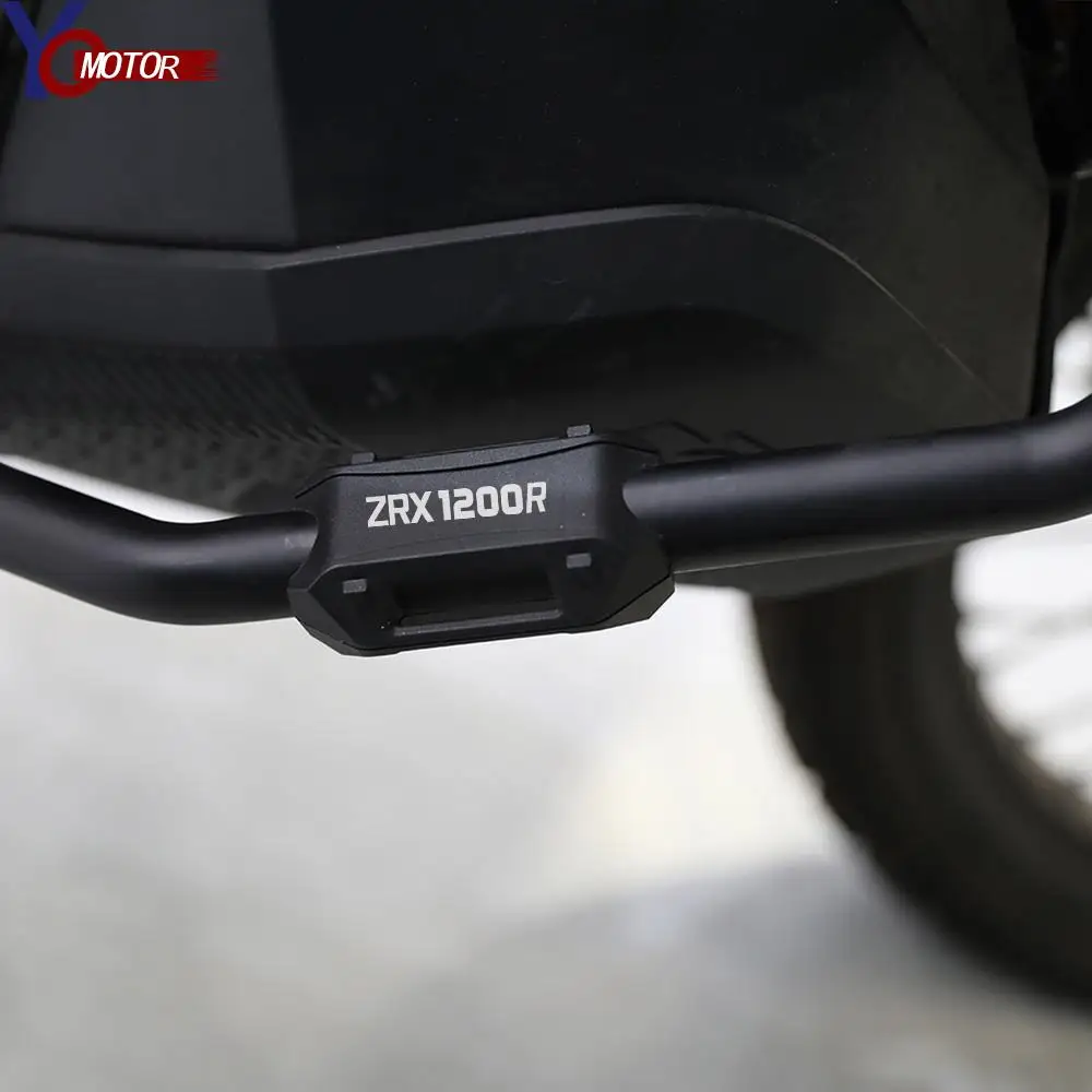 For ZR7 ZR750 ZRX 1100 ZRX1200 ZRX 1200 R Motorcycle Accessories Engine Crash bar Protection 25mm Decorative Bumper Guard Block