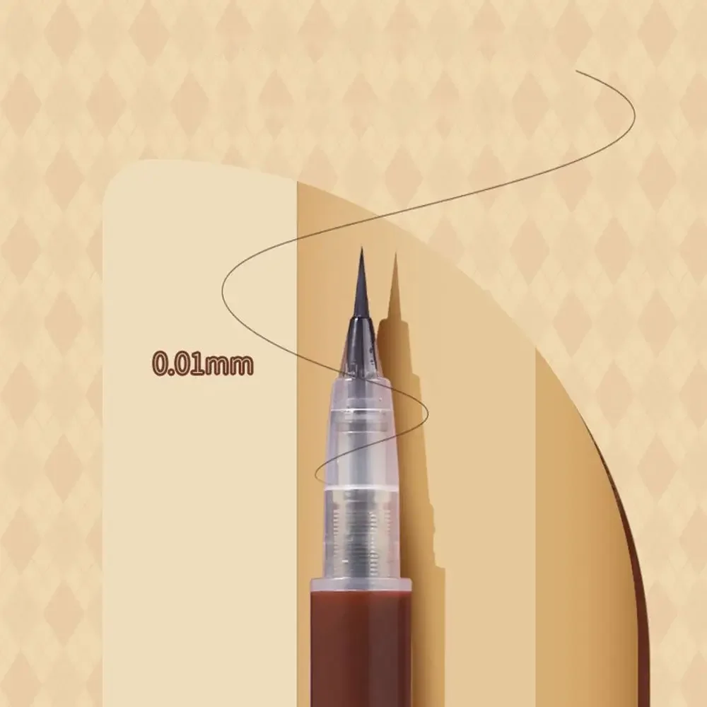 0.01 مللي متر رقيقة جدا رئيس السائل قلم الحواجب مقاوم للماء الحاجب قلم الوشم مقاوم للعرق سهل اللون أدوات ماكياج العين