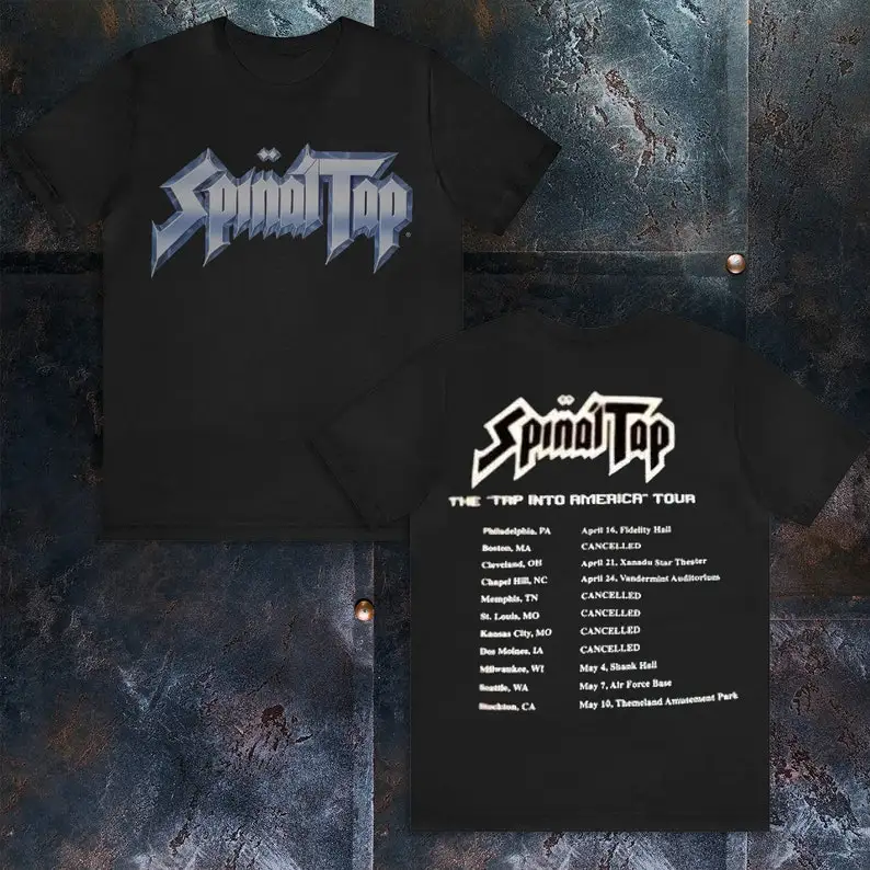 

Vintage Spinal Tap The Tap Into America Tour Short Sleeve Unisex T-Shirt