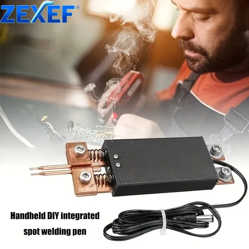  ZEXEF DIY Spot Welding Machine for 18650 Battery Handheld Spot Welding Pen Automatic Trigger Weld Machine Accessory Tools 