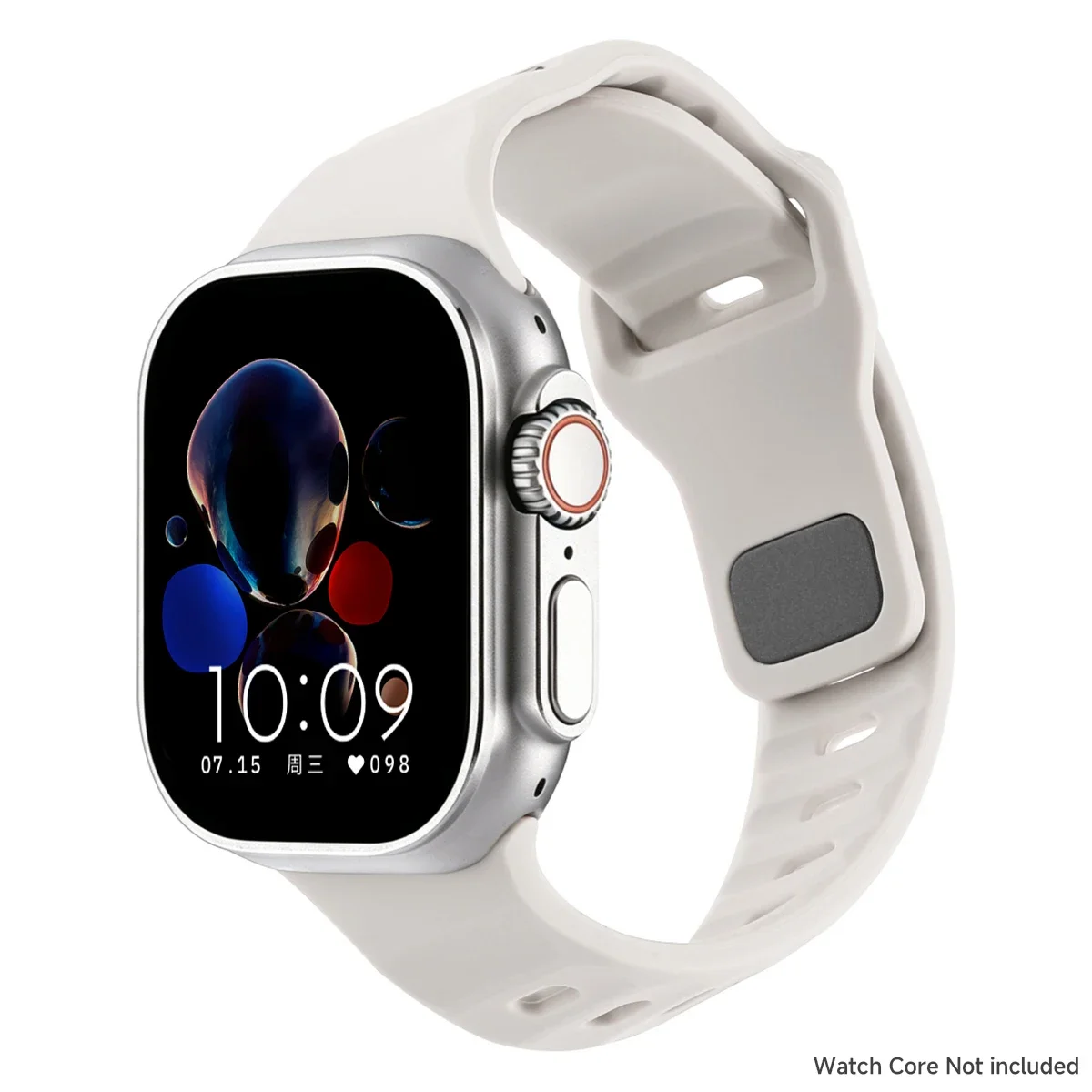 Kreatives Schrägband für Apple Watch 49mm 42 40 44 38 41mm Silikonarmband für iWatch Series 11 10 46mm 9 8 7 6 5 4 SE – Detail 23
