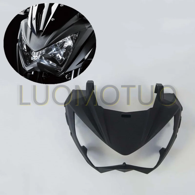 

Motorcycle Front Upper Fairing Headlight Cowl Nose Fit For Kawasaki Z250 Z300 2013-2017