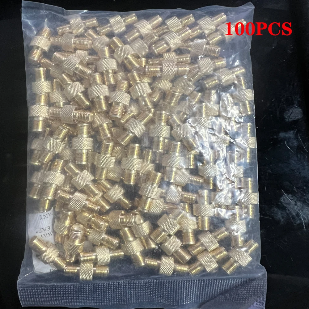 100PCS SMA to SMA Adapter SMA Female to SMA Female Connector RF Coaxial Adapter