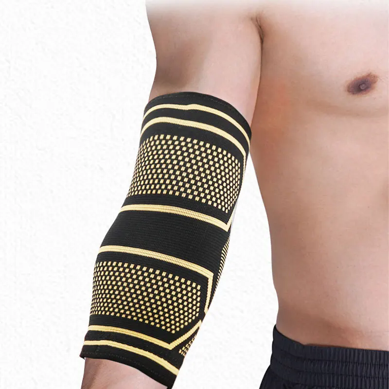 Elbow Brace Compression Support Sleeve for Tendonitis Tennis Elbow Golf Elbow Treatment - Reduce Joint Pain During ANY Activity