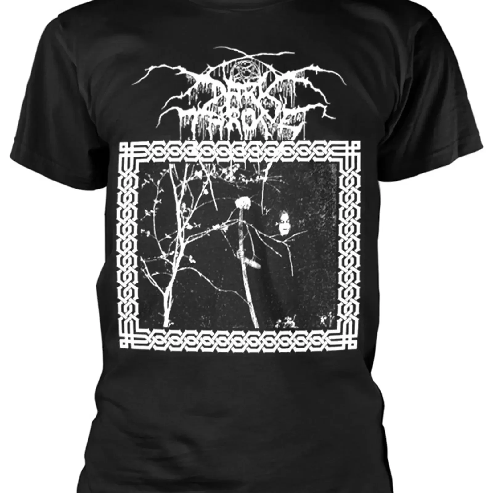 Darkthrone Under A Funeral Moon T Shirt OFFICIAL vintage Washed Slightly designer clothes homme Stretched Top For Everyday Wear