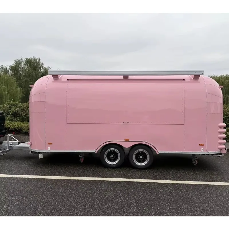 Commercial Mobile Food Trailer Custom Concession Kitchen for Pizza Burger BBQ Coffee and Festival Catering Business