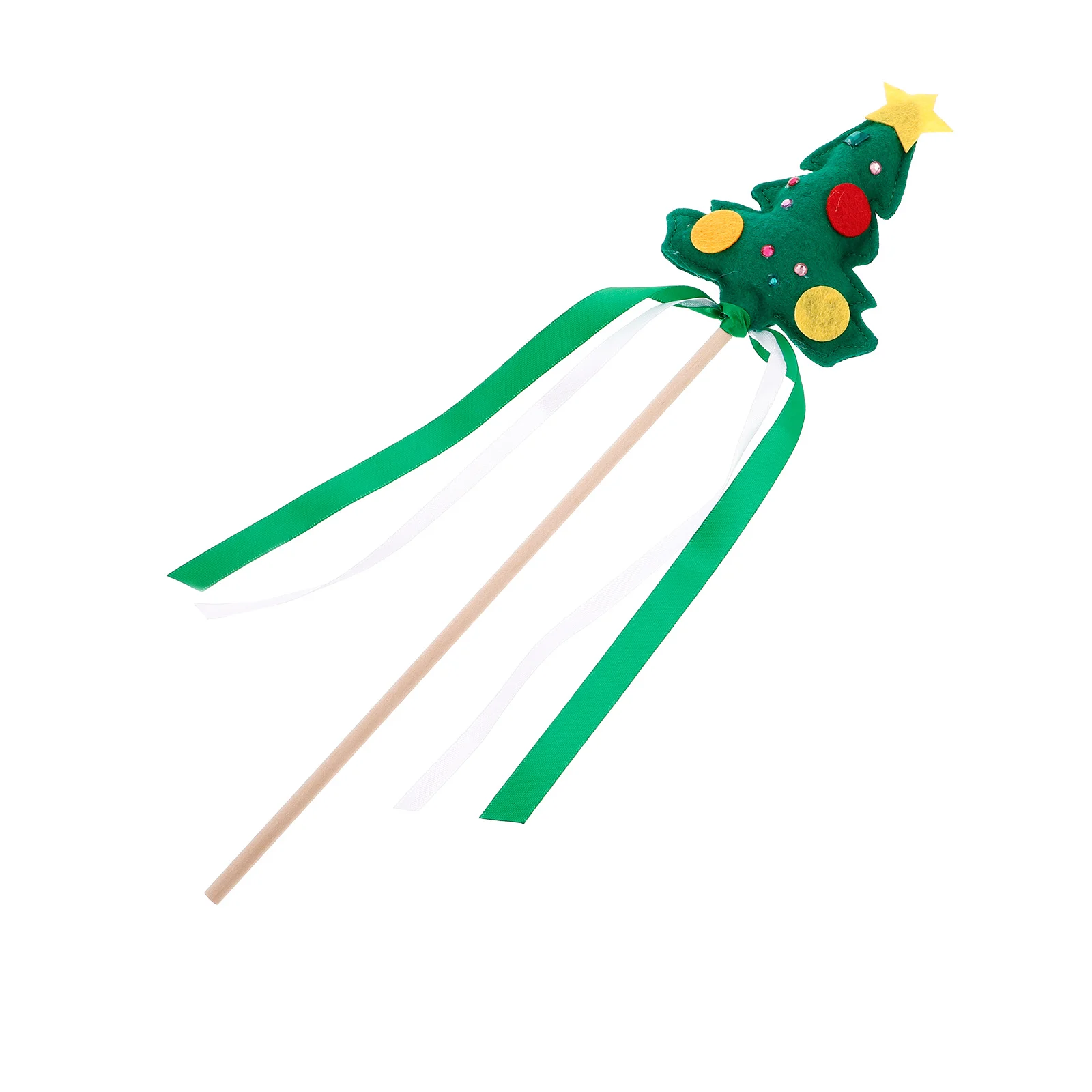 Fairy Christmas Decorative Sticks Party Prop Rod Toys Green Kids Performance Props Child