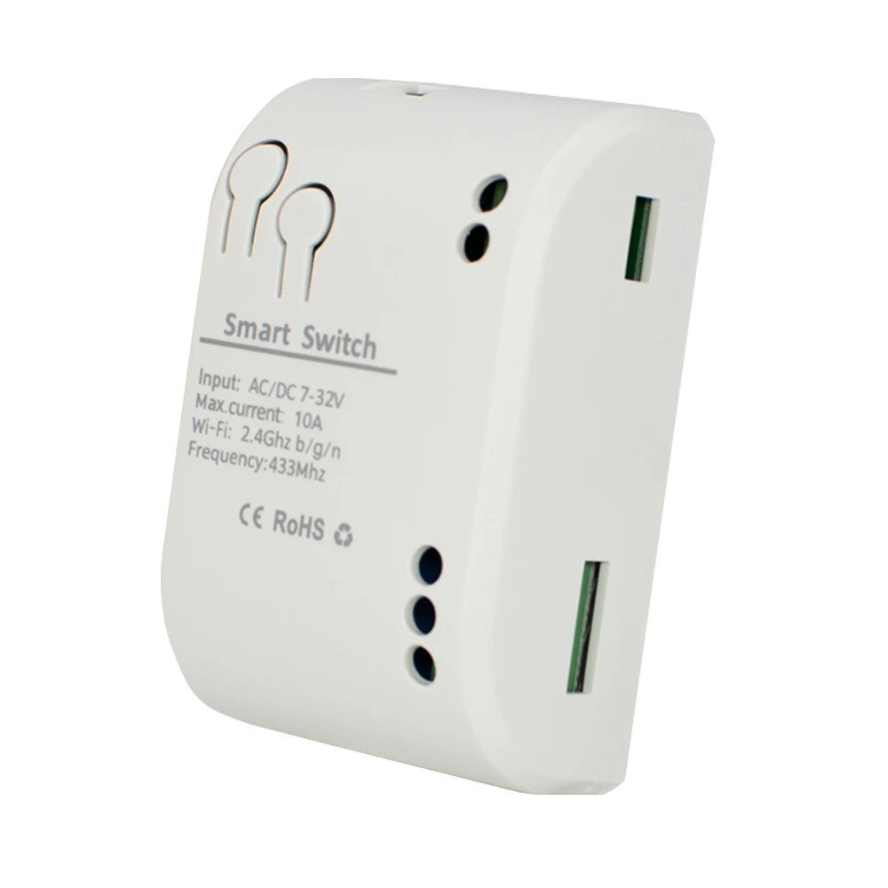 Tuya Smart WLAN-Schaltmodul 12V 32V 220V RF 433 Funkfernbedienung 1-Kanal Trockenkontakt-Relais für Alexa Google Home Smart Life – Detail 26