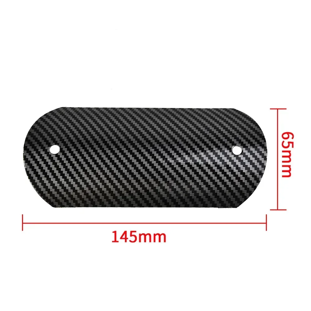 Universal Motorcycle Exhaust Heat Shield Cover Muffler Protector Guard Carbon Style Anti-scalding Cover