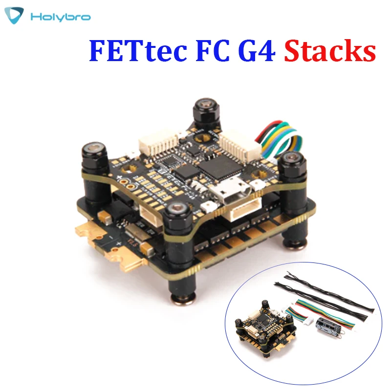 Holybro FETtec FC G4 KISS V1.7 Flight Controller Stacks Built-in Holybro Tekko32 4 in 1 50A /Metal 65A ESC for FPV Racing Drones