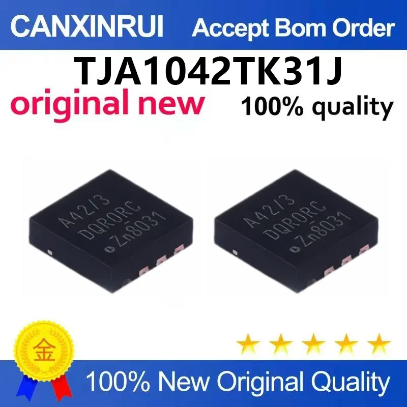 （5pcs-100pcs)Original TJA1042TK/3/1J silk screen A42/3 HVSON-8-EP high-speed CAN transceiver chip