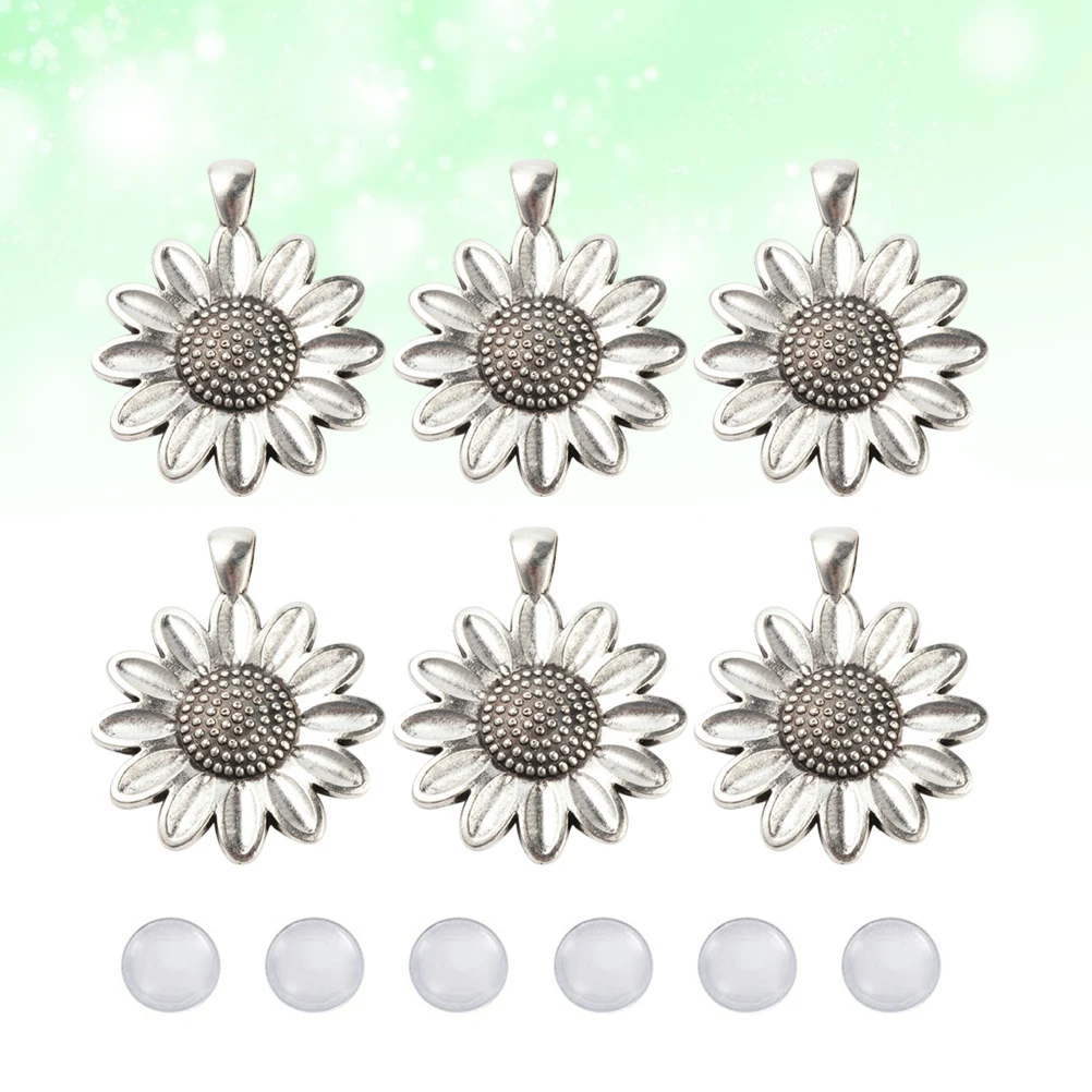 

10 Sets Flower Pendants DIY Accessories for Necklace Earring Bracelet Keyring H Delicate Flower Accessories made Crafts Gifts