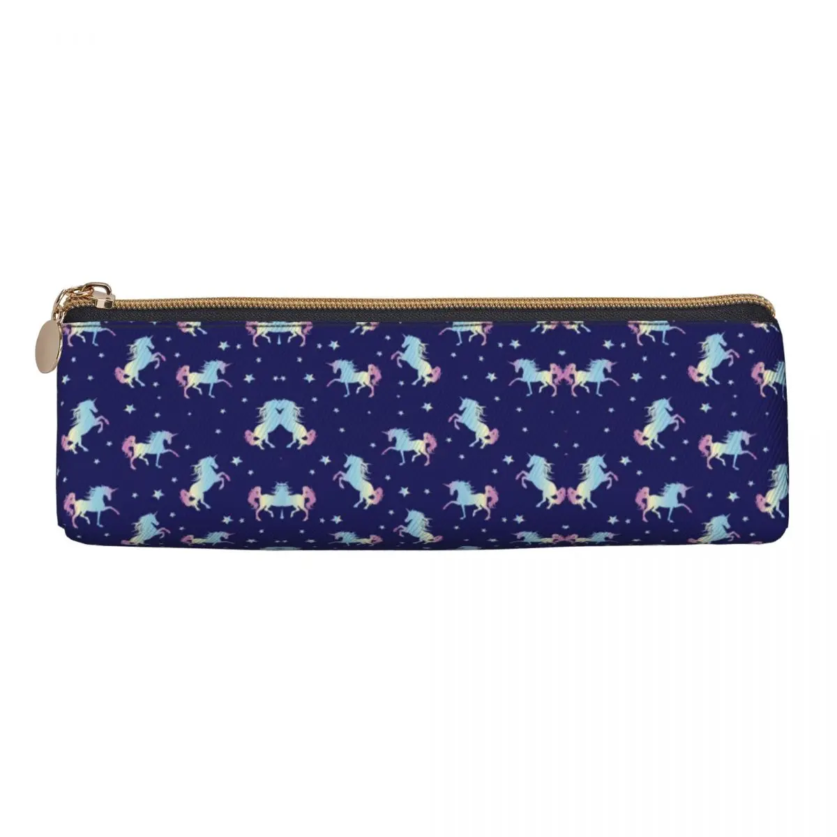 Retro Pencil Case Holographic Magic Unicorn Pencil Box Cartoon Unicorns Lover Star School Pencil Cases GirlsBoys School Supplies