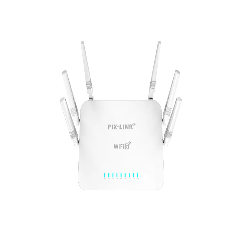 Roteador de banda dupla WIFI6 de 4 fluxos com tecnologia Wi-Fi 6 alcançue velocidades de até 3 Gbps suporta todos os padrões anteriores de 802.11 e um
